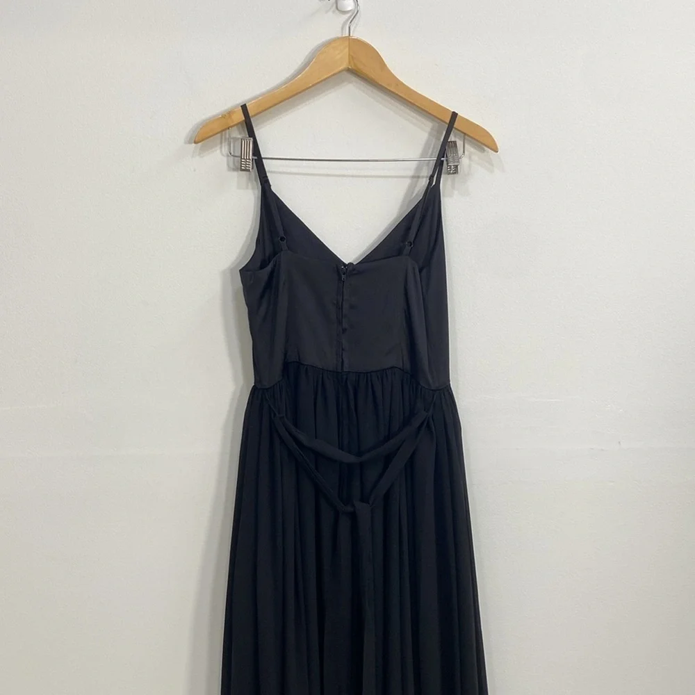 Modcloth Evening Gown Maxi Spaghetti Strap  Bridesmaids Black Tie Women's - Picture 7 of 14